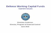 Defense Working Capital Funds - PDI 2016 · Defense Working Capital Funds ... Proprietary and Budgetary Accounting 2. Capital Investment ... • The acquiring program office will