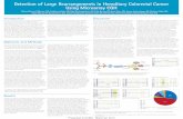 Detection of Large Rearrangements in Hereditary Colorectal ... · As we continue to study the genetic etiology and clinical ... with MYH-associated polyposis (MAP) ... In this case,