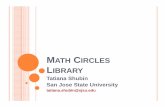 Math Circles Library - Mathematical Association of …sigmaa.maa.org/mcst/documents/MathCirclesLibrary.pdfTABLE OF CONTENTS OF Mathematical C( )Circles (Russian Experience): the book