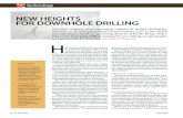 NEW HEIGHTS FOR DOWNHOLE DRILLING HEIGHTS FOR DOWNHOLE DRILLING Precision matters when spending millions of dollars drilling for ... gas ˜ elds of the Piceance Basin, but the risks