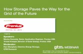 How Storage Paves the Way for the Grid of the Future · How Storage Paves the Way for the Grid of the Future ... THE GRID OF THE FUTURE IS SMART ... / Volt-Var - Reactive power support