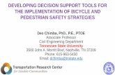 DEVELOPING DECISION SUPPORT TOOLS FOR THE … · THE IMPLEMENTATION OF BICYCLE AND PEDESTRIAN SAFETY STRATEGIES Deo ... crashes at block and county levels ... 2,185 bicycle crash
