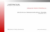 Antivirus Administration Guide - Hitachi Data Systems · 1 About virus scanning ... • Antivirus Administration Guide ... • Hitachi NAS Platform Best Practices Guide for NFS with