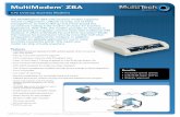 MultiModem ZBA Data Sheet: V.92 Desktop Business … Berkshire RG E nited Kingdom Tel 44 99 4 Email salesmultitech.co.uk Ordering Information ProductRegion Description MT9234ZBA-IEC*