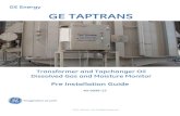 GE Energy GE TAPTRANS€¦ ·  · 2013-11-21facility to measure oil from the transformer main tank, the diverter (OLTC) tank and a separate tapchanger selector tank, if there is