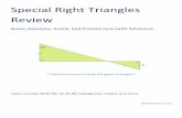 Special Right Triangles Review - Math Planemathplane.com/yahoo_site_admin/assets/docs/special_right_triangle... · Special Right Triangles Review Notes, Examples, Puzzle, and Practice