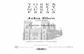John Blow - University of York of the English polyphonic tradition and a nascent ... declamation, virtuoso solo ... Confitebor tibi Domine and tentatively suggest that the piece may