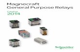 Magnecraft General Purpose Relays · Contents Magnecraft™ General Purpose Relays ... 750 Plug-In Relay Octal (8 Pin) DPDT 10 A 25 Octal (11 Pin) ... Configuration Nominal Coil Voltage
