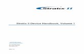 Stratix II Device Handbook, Volume 1 - Intel FPGA and SoC · 101 Innovation Drive San Jose, CA 95134  Stratix II Device Handbook, Volume 1 SII5V1-4.5. ... (Software Licensing)