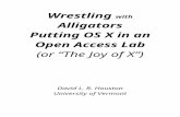 Wrestling with Alligators: putting OSX in an open …dlrh/osx/Wrestling with Alligators.doc · Web viewWrestling with Alligators Putting OS X in an Open Access Lab (or “The Joy