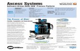 Axcess S stems - Miller Saldatrici, Automazioni Saldatura ... · Miller Electric Mfg. Co. ... appropriate arc control for the selected process. Contact Miller for more information