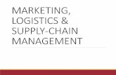 MARKETING, LOGISTICS & SUPPLY-CHAIN MANAGEMENT · 10.05.2013 · MARKETING, LOGISTICS & SUPPLY-CHAIN ... domestic approach). ... ₪Management must take into account the stage of