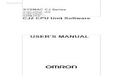 CJ2H-CPU6 -EIP CJ2H-CPU6 CJ2M-CPU@@ CJ2 CPU Unit Software · 5 6 7 This Manual Mounting and Setting ... the CX-Programmer Detailed information ... tion on connecting to serial ports