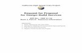 Request for Proposal for Design-Build Services€¦ ·  · 2016-09-22Request for Proposal for Design-Build Services . RFP No.: HSR 11-16 Book 3, ... Request for Proposal for Design-Build
