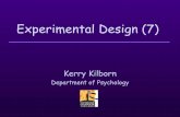 Experimental Design (7) - University of Glasgokerry/Level2/Lev2ExpDesLec7.pdf · Experimental Design (7) Kerry Kilborn Department of Psychology. Overview • Confounding variables