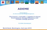 L’ADEME, Agence de l’Environnement et de la Maîtrise …siteresources.worldbank.org/EXTENERGY2/Resources/4114199...2 Content The institutional framework for energy efficiency