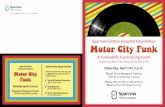 Sparrow Clinton Hospital Foundation Motor City Funk City Funk 2018... · Event Sponsor • $2,500 (Two available) Exclusive name recognition as event sponsor » Two tables (16 tickets)