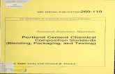 Standard Reference Materials : Portland cement … ... Conductsresearchandprovidesmeasurements,data,standards,reference ... plansresearcharoundcross-cuttingscientificthemessuchas