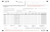 Colonoscopy Reporting Form Page 2 GREY SECTIONS …€¦ ·  · 2016-04-26Example P T P HS Y Y 6/F 7/G 8/H 9/I ... (B) biopsy or a (P) polypectomy ... Colonoscopy Reporting Form