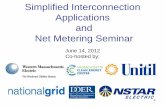Simplified Interconnection Applications and Net Metering ...nuwnotes1.nu.com/apps/wmeco/webcontent.nsf/AR... · Simplified Interconnection Applications and Net Metering Seminar ...