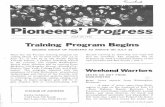 Pioneers'Progress - HDH Studyhdhstudy.com/.../Publications/1972/1972-07-20-Pioneers-Progress.pdf · Pioneers'Progress JULY 20,1972 ... Betsy Jones reports from Wilmington, ... John