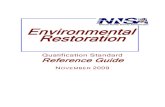 ENVIRONMENTAL RESTORATION … principles and concepts of hydrology, geology, ... principles and concepts of environmental restoration. ... concepts, and requirements of environmental