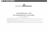 AntMiner S9 Installation Guide - BitmainChecking!Your!Firmware!Version! 13! 6.2!Upgrading!Your!System! 13! 6.3!Modifying!Your!Pass!word! 14! 6.4!Restoring!Initial!Settings! 14!! L!4!L!