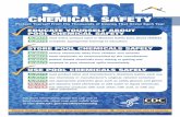 Pool Chemical Safety · Pool ChemiCal Safety. ALWAYS. secure chemicals away from children and animals . ALWAYS. store chemicals as recommended by the manufacturer. ALWAYS.