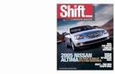 2005 NISSAN ALTIMA - Nissan Syria · 2005 NISSAN ALTIMA. Editorial Board ... fashion, travel, and the ... This was followed by a presentation on the future plans of both firms to