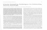 Cluster Sampling Techniques for Estimating Transit Patronageonlinepubs.trb.org/Onlinepubs/trr/1988/1165/1165-014.pdf · Cluster Sampling Techniques for Estimating Transit Patronage