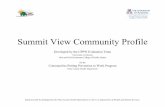 Summit View Community Profile - University of Arizona View Community... · Summit View Community Profile ... Average household size 3.97 people 2.62 people 2.60 people ... 9895 S.