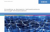Creating a Dynamic Infrastructure through Virtualization response to these complexities, IBM offers a compelling new vision: the dynamic infrastructure. What is the dynamic infrastructure?