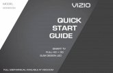 QUICK START GUIDE - Viziocdn.vizio.com/documents/downloads/hdtv/M3D650SV/1185QSG_M3D650SV_B.pdfmodel m3d650sv vizio quick start guide smart tv full hd + 3d slim design led full user