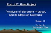 Analysis of BitTorrent - Simon Fraser Universityljilja/ENSC427/Spring11/Projects/team11/Group11... · Available: • [2] M. Fras, S. Klampfer and Ž. Čučej. "Impact of P2P traffic