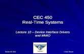 CEC 450 Real-Time Systems - Mercury WWW Residents …mercury.pr.erau.edu/~siewerts/cec450/documents/Lectures/Fall-2015/... · CEC 450 Real-Time Systems ... Disk, Flash, High -Rate