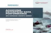 Achieving Enterprise Data Performance - Oracle · ENTERPRISE DATA PERFORMANCE 2013 DATABASE ... DATA PERFORMANCE: 2013 IOUG Database Growth Survey was ... as tiered storage or data