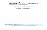 User’s Instructions - maxair-systems.netmaxair-systems.net/ManualsUIMIFU/CAPR-REV-L.pdfPage 4 P/N 03521015 Rev L Table Of Contents 1. Warnings, Cautions, Notes, Symbols and Part