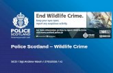 Police Scotland Wildlife Crime - CIEEM · • Police Scotland was formerly established on 1 April 2013 and is responsible for policing across the length and breadth of ... gentleman