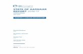 STATE OF AADHAAR REPORT 2016-17stateofaadhaar.in/wp-content/uploads/State-of-Aadhaar-Ch...State of Aadhaar Report 2016-17 Aadhaar Architecture 3 Enrolment ecosystem The UIDAI conducts