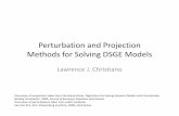Perturbation and Projection Methods for Solving DSGE …faculty.wcas.northwestern.edu/~lchrist/course/IMF_Laxton_2012/... · Perturbation and Projection Methods for Solving DSGE Models