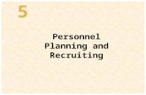 PowerPoint Presentation€¦ · PPT file · Web view · 2017-02-155. Personnel Planning and . Recruiting. This chapter explains the process of forecasting personnel requirements,