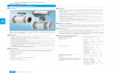 SITRANS F flowmeters SITRANS F M - Lesman · • Meets EEC directives: ... for practical examples of ordering Liner material Neoprene 1 EPDM 2 ... SITRANS F flowmeters SITRANS F M-A