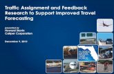 Traffic Assignment and Feedback Research to Support ... · Traffic Assignment and Feedback Research to Support Improved Travel Forecasting presented by ... • Single loop run with