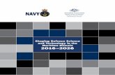 Shaping Defence Science Maritime Domain 2016–2026 · Shaping Defence Science and Technology in the Maritime Domain: ... • Electronic warfare tactics, ... timing, magnetic and