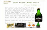 Sheets/Boon Brands... · Web viewOude Geuze 3rd Edition is made from a selection of lambic from oak casks, foeders, with the highest degree of fermentation. This makes Oude Geuze