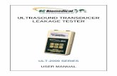 ULTRASOUND TRANSDUCER LEAKAGE TESTER - BC … · digital calibration ... ultrasound transducer leakage tester . 2 programmable meter timer ... atl / philips atl c9-5 curved array;