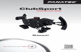Manual - Fanatec · This manual can also be used as a great tool for future refer- ... Wrench 8 mm Screwdriver , Philips 0x50 Required tools are not included! 4 Button box long lever