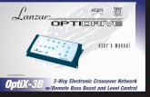 OptiX-3B ·  user’s manual OptiX-3B 3-Way Electronic Crossover Network w/Remote Bass Boost and Level Control