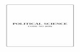POLITICAL SCIENCE - CBSE1/sqp-polsc-xii-2009.pdf · ... Contemporary World Politics ... “Even as political parties act within the sphere of a given consensus, ... POLITICAL SCIENCE