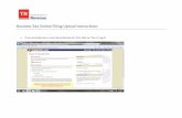 Business Tax Online Filing Upload Instructions - TN.gov · Business Tax Online Filing Upload Instructions ... For more information regarding electronic filing ot your tax return and
